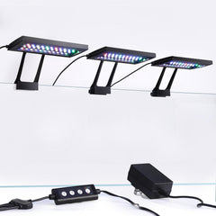Hygger clip-on aquarium light front view for easy, compact mounting