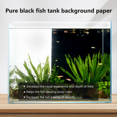 Hygger CO2 background paper decor black close-up enhances color depth