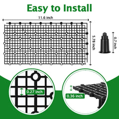 Hygger CO2 brackets 72-set closeup showing secure media support