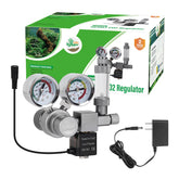 Hygger CO2 regulator with dual gauges for precise dosing in planted aquariums