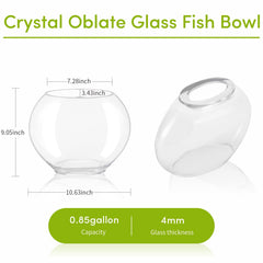 Hygger crystal-clear 4mm glass tank offers wide, unobstructed viewing