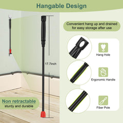 Hygger firm scrub brush for scrubbing surfaces without scratching