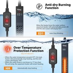 hygger heater ABS shell protective housing guarding aquatic life