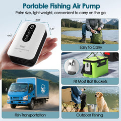 Hygger IPX4 waterproof bubbler withstands splashes during outdoor use.