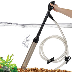 Hygger manual 256GPH gravel vacuum cleans aquarium gravel efficiently