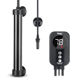Hygger 50W marine aquarium heater for compact heating in 10-15 gallon tanks.