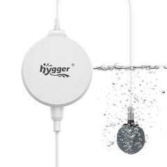 hygger mini air pump on tank delivers quiet oxygenation for small aquariums