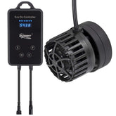 Hygger Mini Wave Maker with LED display showing programmable flow modes for reef tanks.