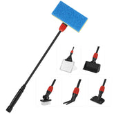 Hygger multi-use fish tank cleaner 6-in-1 attachments for easy maintenance