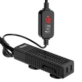 Hygger Nano submersible heater with digital display for precise temp control in small tanks