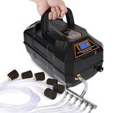 Hygger rechargeable pump with six outlets for versatile aeration in tanks