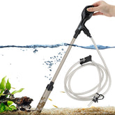 Hygger small gravel vacuum 80GPH for quick substrate cleaning in small aquariums.