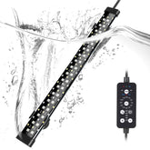 hygger submersible LED aquarium light highlights a 14W design for vibrant colors in a 15-inch tank