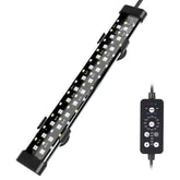 hygger submersible LED light top view, vivid full-spectrum lighting for a striking tank