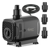Hygger 2-in-1 submersible pump with side suction for efficient aquarium circulation.