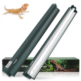 Hygger Zoo T5 light fixture front view for clear terrarium lighting.