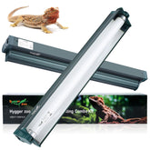 Hygger Zoo T8 light fixture 12in in use for compact terrarium lighting