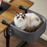 Hylemoros cat desk bed with heavy-duty frame supports up to 50 lbs.