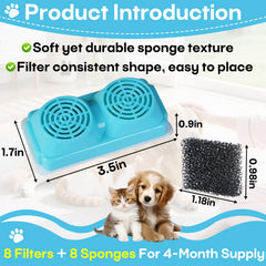 Hyparade Emdoro sponge pack captures hair and debris
