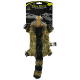Hyper Pet Real Skinz Raccoon plush toy face detail for lifelike fetch fun