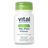 Hyperbiotics Vital Nutrients Pro Pets meat-flavor chew aids easy digestion for dogs and cats.
