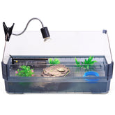 HYPESIDE large turtle tank kit front view, spacious habitat for turtles and easy viewing