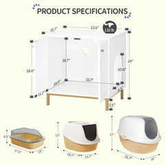 Hzuaneri CB81203G side view highlights compact footprint for living spaces.