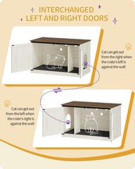 Moisture-proof pads protecting the cabinet from water exposure