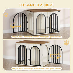 Hzuaneri three door access for easy pet entry from multiple sides