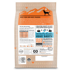 I and Love and You chicken and sweet potato kibble close-up highlighting protein.