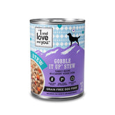 I AND LOVE AND YOU Gobble It Up Stew turkey recipe bowl close-up with hearty chunks