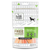 I and Love and You No Stink Ranger Bully Stix low-odor beef chew.