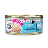 I and Love and You Oh My Cod Pate pack display of grain-free cat food.