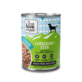 I and Love and You Lambarama Stew pack shot with lamb chunks and gravy for hydration