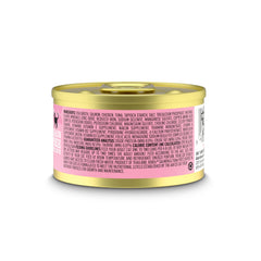 I AND LOVE AND YOU XOXOs pate texture close-up highlights smooth, appealing pate for feline enjoyment