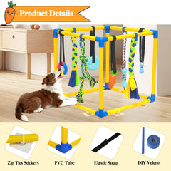 IAIGOGO elastic straps allow easy toy replacement and height changes