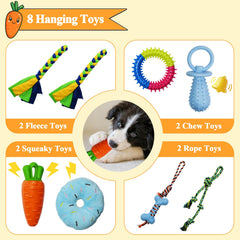 IAIGOGO Puppy Play Gym PVC frame for durable, compact setup