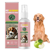 iALTERLL Bitter Apple Spray bottle for dogs deterring chewing safely.