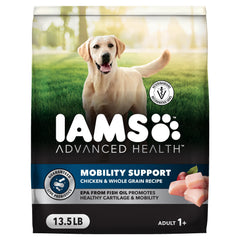 IAMS Advanced Health Mobility bag front; promotes quality daily activity.