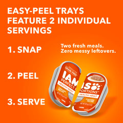 Grain-free pate from IAMS with no artificial flavors; trace amounts possible