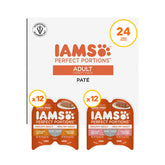 IAMS Perfect Portions chicken pate tray for indoor cats with balanced nutrition