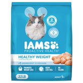 IAMS Proactive Health weight management bag front shows 22 lb packaging.