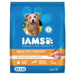 IAMS Proactive Health Large Breed dry dog food bag front with real chicken as #1 ingredient
