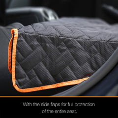 iBuddy dog seat cover is machine washable for easy cleanup after adventures