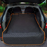 iBuddy Cargo Liner provides full trunk coverage for SUV travel with pets.