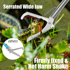 IC ICLOVER stainless steel 47-inch tongs balance strength with light handling.