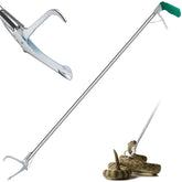 IC ICLOVER Snake Tongs 60in extended for safe distance and control.