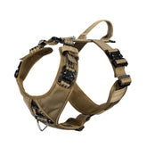ICEFANG dog harness with four buckles and front clip for secure control during walks