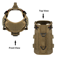 Icefang GN3 harness ID patch area for easy labeling during walks