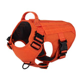 ICEFANG tactical dog harness large orange, adjustable fit for daily walks.